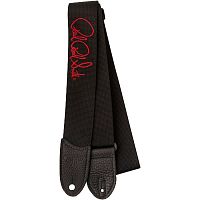 PRS Poly Strap, Signature Red, Black