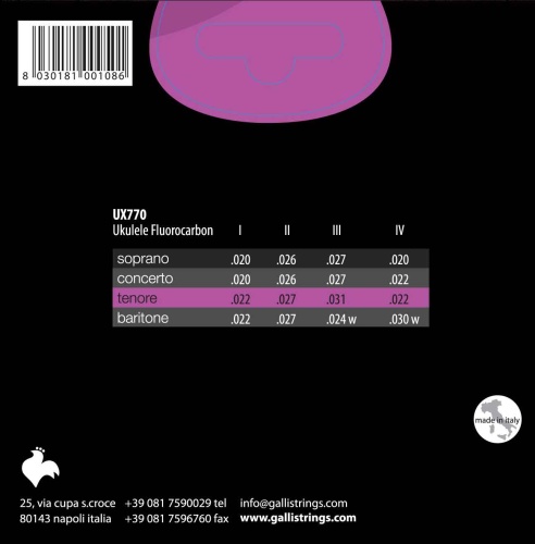 GALLI STRINGS UX770 фото 2